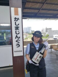BOSO地酒バルトレイン　JR東日本の方と記念撮影